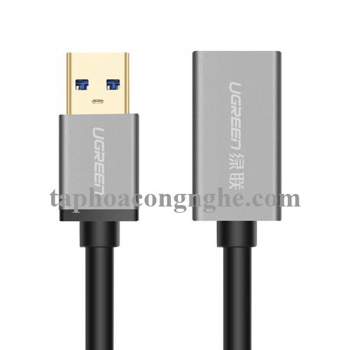 Ugreen 10494 0.5M màu Đen Cáp tín hiệu nối dài USB 3.0 dáng dây nhỏ cao cấp US115 30010494